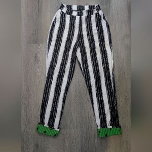 BLACKMILK Ghost with the Most Ltd Ed Beetlejuice Pants Size XS (4-6) Goth